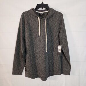 Hollywood TheJeanPeople Men’s Ribbed Hoodie Charcoal Heather Size M NWT